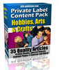 Thumbnail Hobbies, Arts & Crafts PLR Kit! 