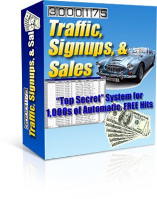 Product picture The Traffic, Signups, & Sales System with PLR