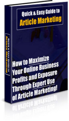 Product picture Quick & Easy Guide To Article Marketing with PLR