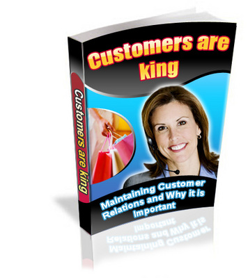 Product picture Customers are King with PLR