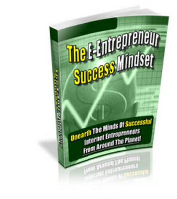 Product picture The E-Entrepreneur Success Mindset-PLR