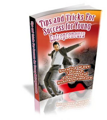 Product picture Tips and Tricks for Success for Young Entrepreneurs-PLR