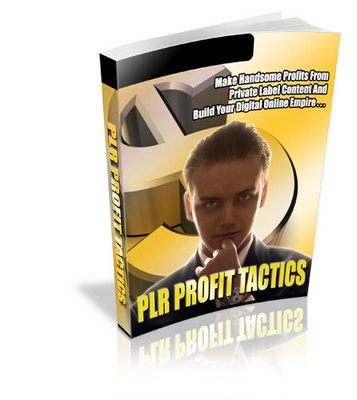Product picture PLR Profit Tactics with PLR licence