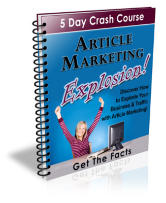 Product picture Article Marketing Explosion 5 Day Course (PLR)